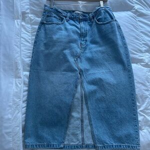 Abercrombie & Fitch Light Blue High Rise Denim